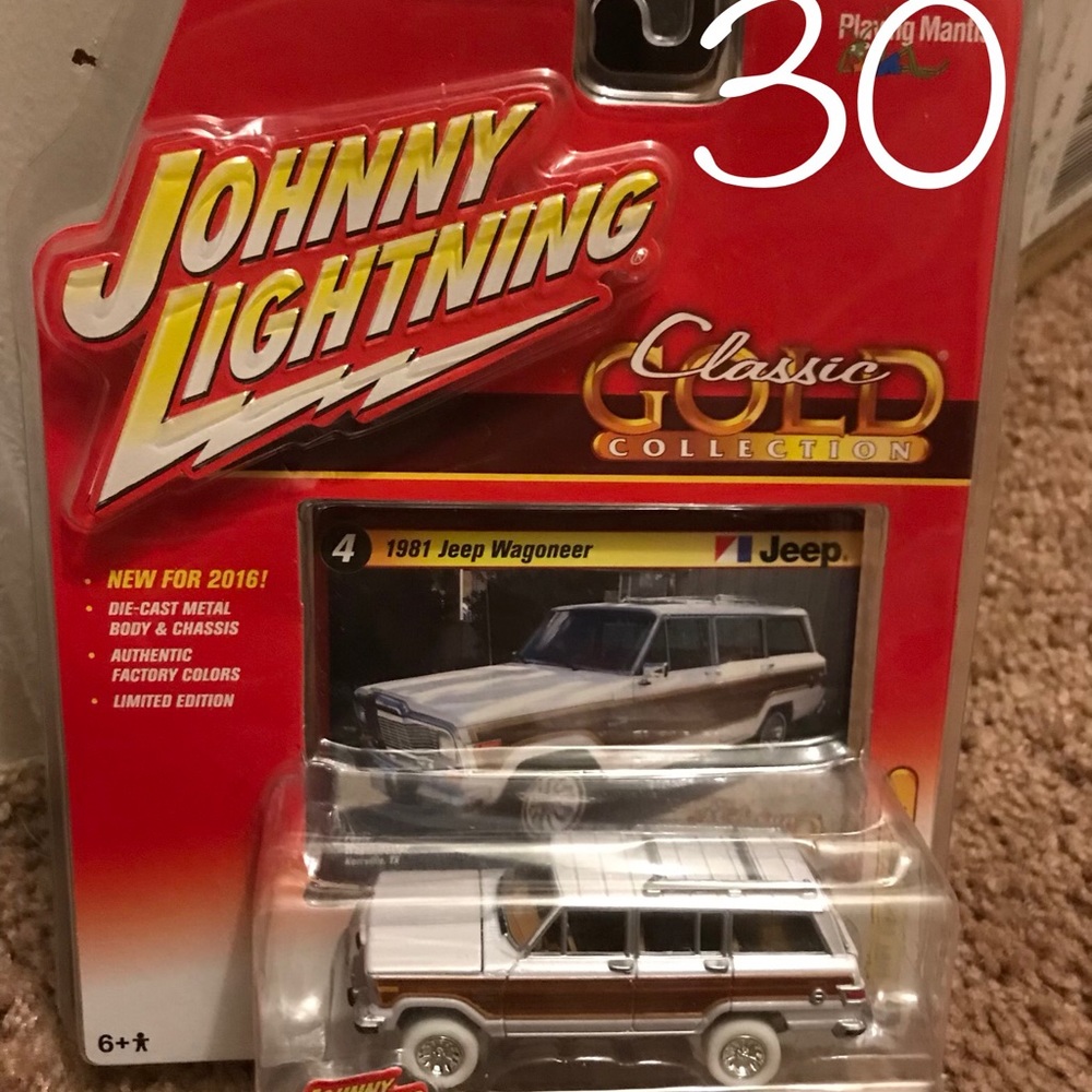 Johnny lightning jeep white lightning